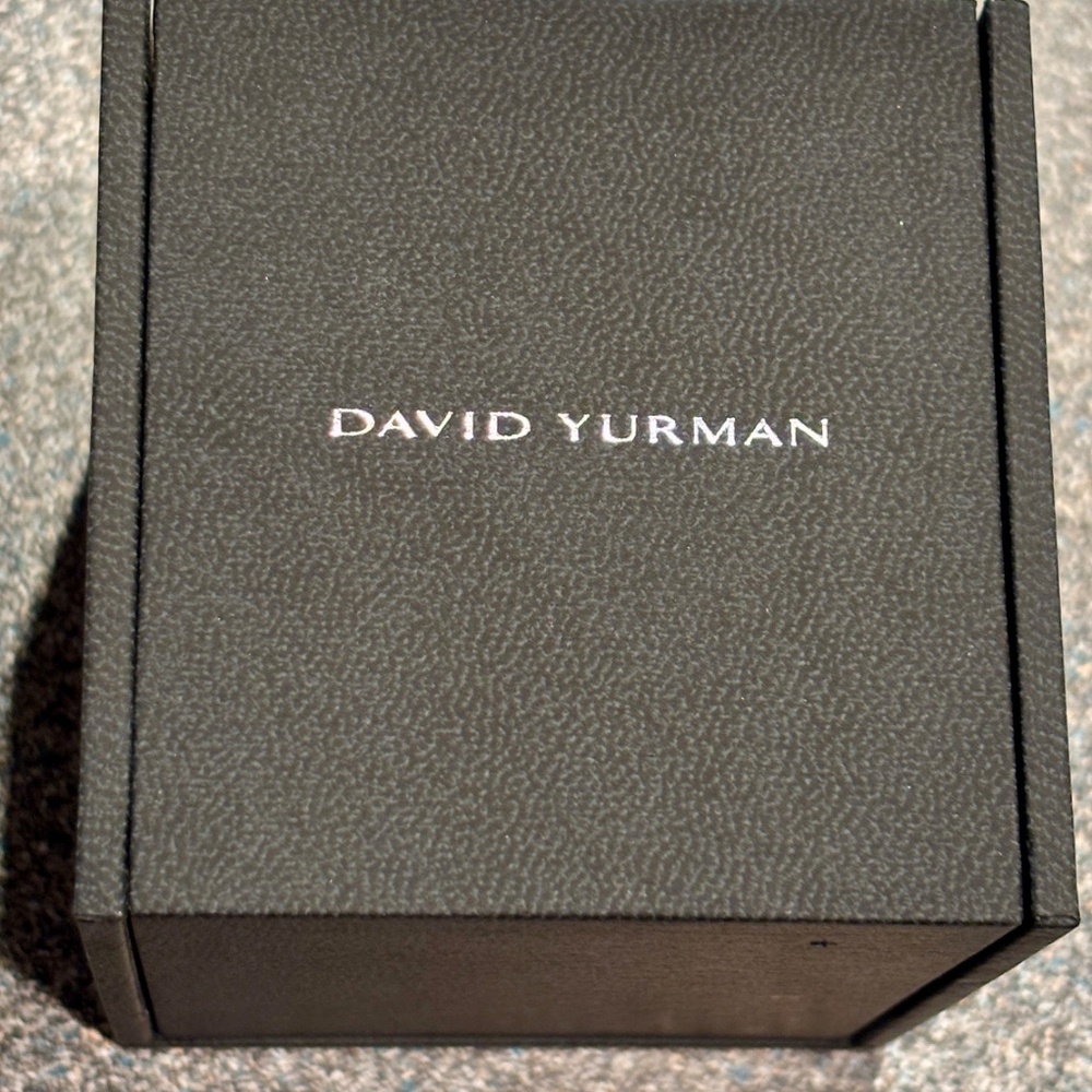 David Yurman Titanium and Sterling Silver Cable Ring Size 10 - Picture 6 of 6